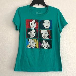 Disney Ladies Teal Tee